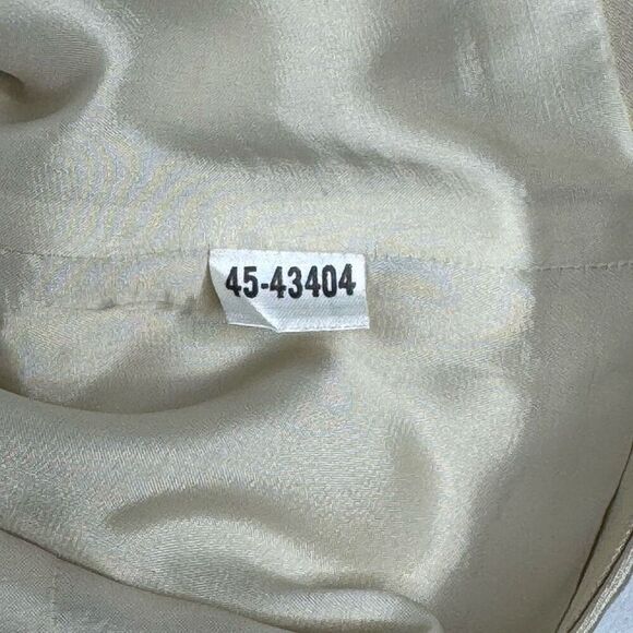 Ann Taylor vintage tan silk cropped cami top size 12 - Picture 9 of 9